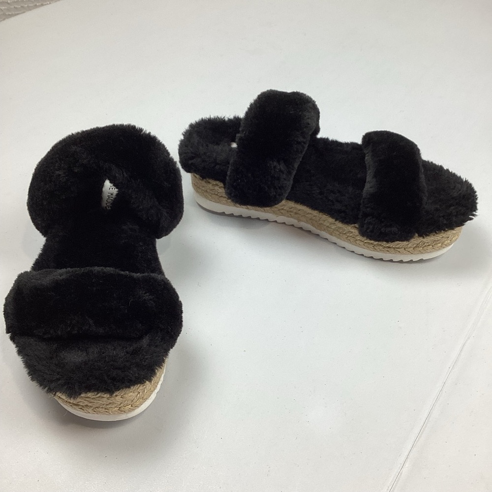 Steve Madden Katana Faux Fur Platform Slipper Size 8